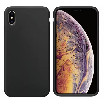 Evelatus Apple iPhone X Premium Soft Touch Θήκη Σιλικόνης Μαύρο