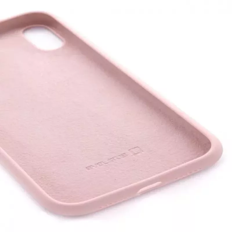 Evelatus Apple iPhone X Soft Premium Soft Touch Θήκη Σιλικόνης Pink Sand