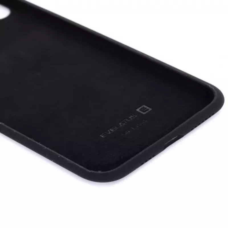 Evelatus Apple iPhone Xs Max Premium Soft Touch Θήκη Σιλικόνης μαύρο
