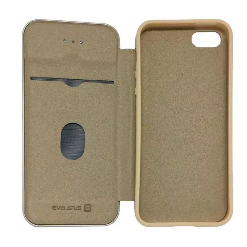 Evelatus Samsung Galaxy J4 Plus Θήκη Βιβλίου χρυσό