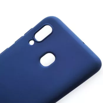 Evelatus Samsung Galaxy A20 Θήκη Βιβλίου Σκούρο Μπλε