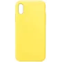 Evelatus Apple iPhone XR Premium Θήκη Σιλικόνης Soft Touch Light Yellow