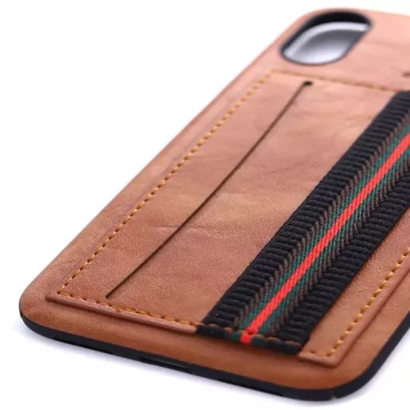 Evelatus Apple iPhone X Cubit Brown Θήκη πλάτης