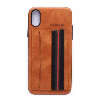 Evelatus Apple iPhone X Cubit Brown Θήκη πλάτης