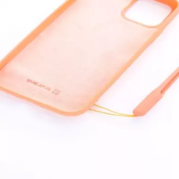 Evelatus Apple iPhone 11 Pro Soft Touch Silicone Θήκη με Λουράκι Ροζ