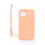 Evelatus Apple iPhone 11 Pro Soft Touch Silicone Θήκη με Λουράκι Ροζ