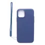 Evelatus Apple iPhone 11 Pro Soft Touch Silicone Θήκη με Λουράκι Σκούρο Μπλε