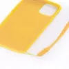 Evelatus Apple iPhone 11 Pro Soft Touch Silicone Θήκη με Λουράκι Κίτρινο