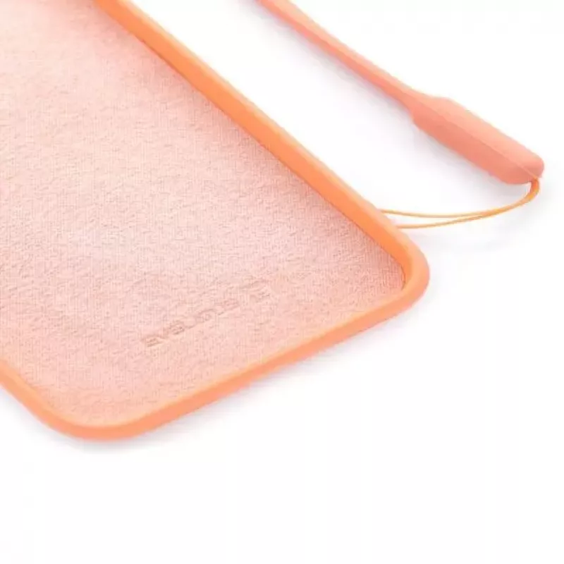 Evelatus Apple iPhone X/XS Soft Touch Silicone Θήκη με Λουράκι Ροζ