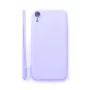 Evelatus Apple iPhone XR Soft Touch Silicone Θήκη με Λουράκι Λιλά