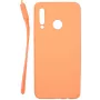 Evelatus Huawei P30 Lite Soft Touch Silicone Θήκη με Λουράκι Ροζ