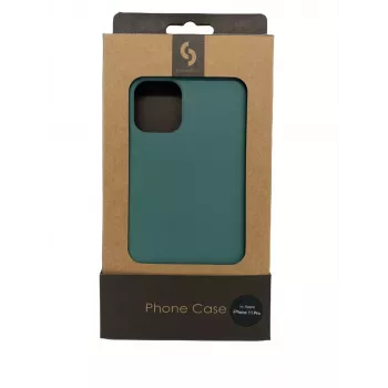 Connect Apple iPhone 11 Pro Θήκη Soft με Βάση Πράσινο του Μεσονυκτίου