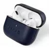 Evelatus Apple AirPods Pro δερμάτινη προστατευτική θήκη σκούρο μπλε