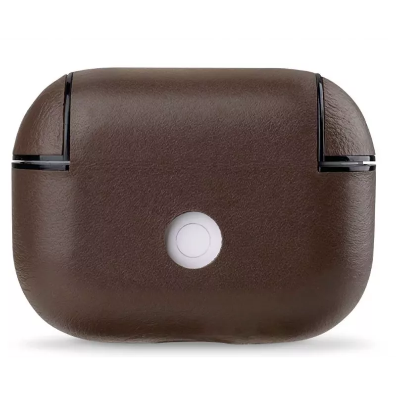 Evelatus Apple AirPods Pro δερμάτινη προστατευτική θήκη καφέ
