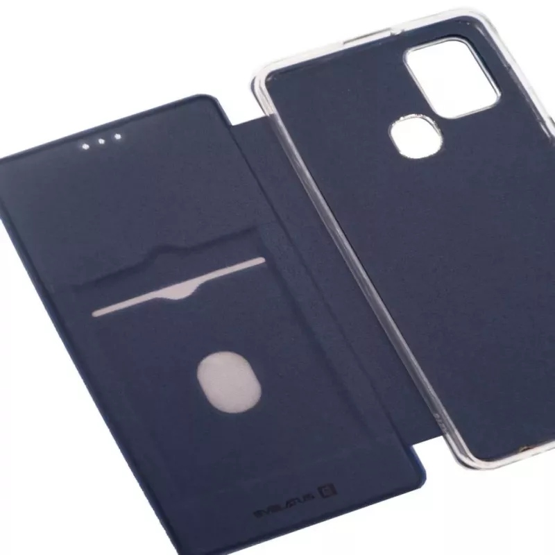 Evelatus Samsung Galaxy A21s Book Case σκούρο μπλε