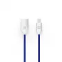 Evelatus Καλώδιο Micro-USB EDC04 μπλε 1m
