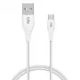 iLike Καλώδιο φόρτισης για MicroUSB ICM01 λευκό