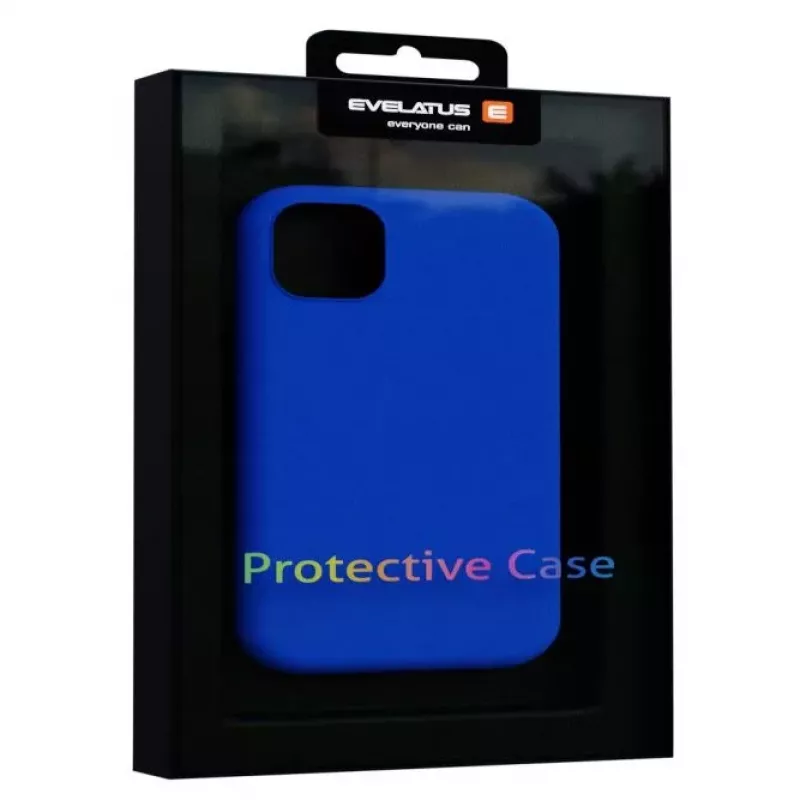 Evelatus Apple iPhone 12/12 Pro Premium Soft Touch Silicone Case Μπλε