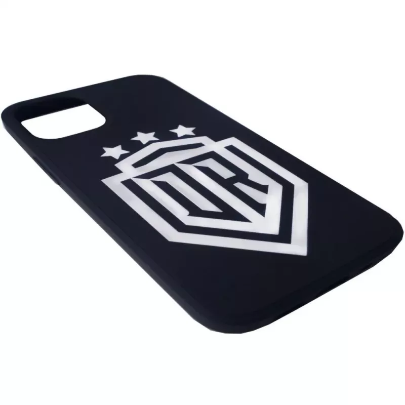 Evelatus iPhone 12 Pro θήκη σιλικόνης Soft Touch DR Logo N1 λευκό μαύρο