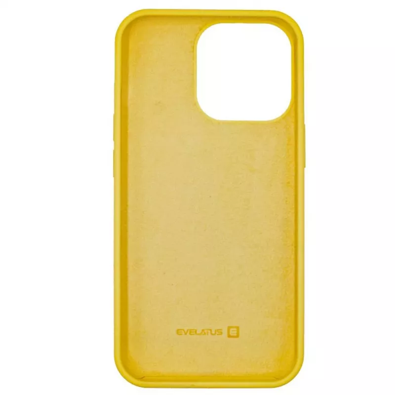 Evelatus Apple iPhone 13 Pro Premium Soft Touch Θήκη Σιλικόνης Κίτρινο