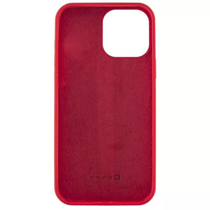 Evelatus Apple iPhone 13 Pro Max Premium Soft Touch Θήκη Σιλικόνης Chinese Red