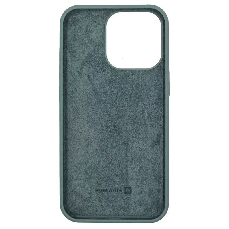 Evelatus Apple iPhone 13 Pro Max Premium Soft Touch Θήκη Σιλικόνης Pine Green