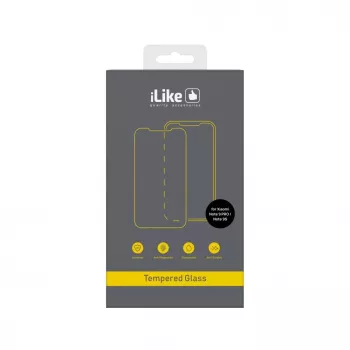 iLike Μεμβράνη Προστασίας Οθόνης για Xiaomi Redmi Note 9 Pro/9S, 0,33 mm Επίπεδη Διαφανής Σκληρυμένο Γυαλί