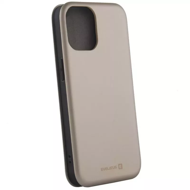 Evelatus Apple iPhone 12/12 Pro Θήκη Book Χρυσή