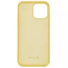 Evelatus Apple iPhone 12 Pro Max Premium Soft Touch Θήκη σιλικόνης κίτρινη