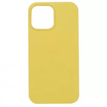 Evelatus Apple iPhone 12 Pro Max Premium Soft Touch Θήκη σιλικόνης κίτρινη