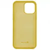 Evelatus Apple iPhone 13 Pro Max Premium Soft Touch Θήκη σιλικόνης κίτρινη