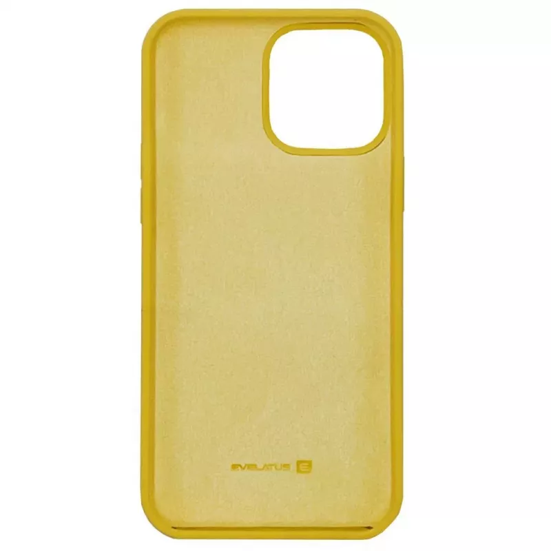 Evelatus Apple iPhone 13 Pro Max Premium Soft Touch Θήκη σιλικόνης κίτρινη