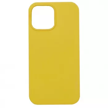 Evelatus Apple iPhone 13 Pro Max Premium Soft Touch Θήκη σιλικόνης κίτρινη