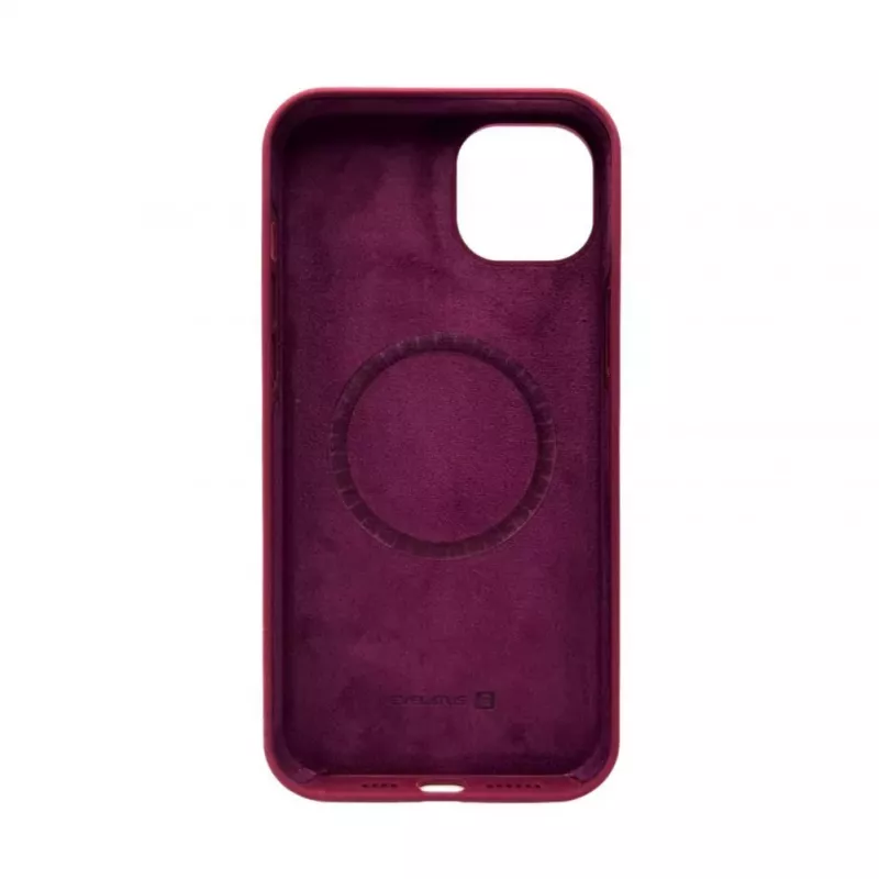 Evelatus Apple iPhone 14 Plus Premium MagSafe Soft Touch Θήκη Σιλικόνης Plum