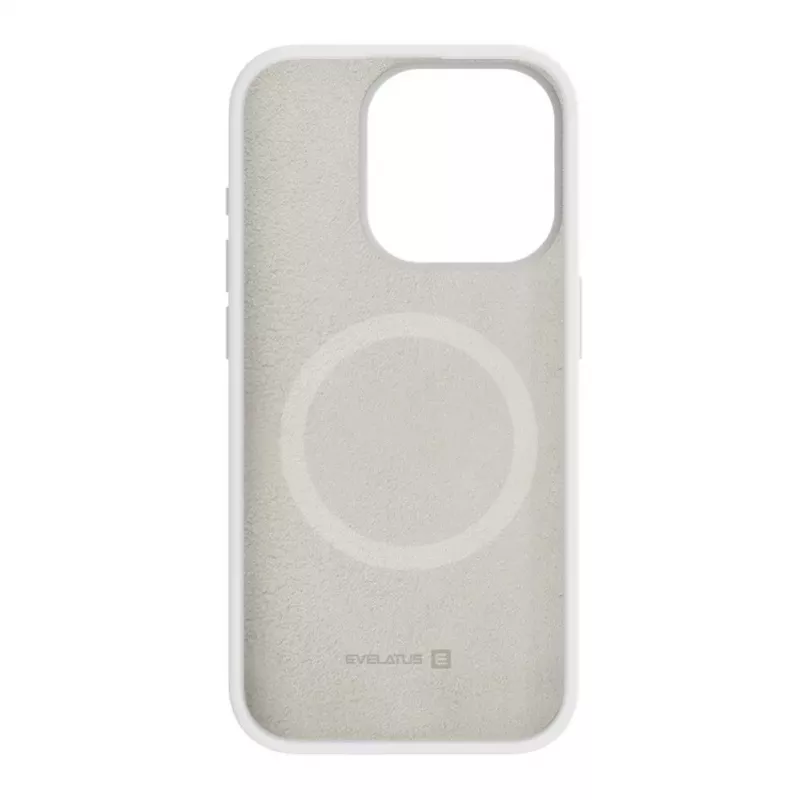 Evelatus Apple iPhone 14 Pro Max Premium Magsafe Soft Touch Θήκη Σιλικόνης Λευκή