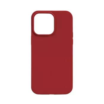 Evelatus Apple iPhone 14 Plus Premium MagSafe Θήκη Σιλικόνης Soft Touch Σκούρο Κόκκινο