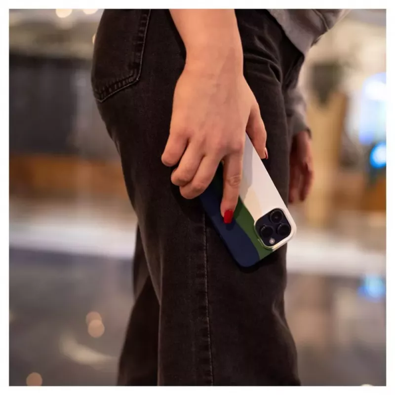 Evelatus Apple iPhone 14 Pro Max Θήκη σιλικόνης πολύχρωμο πράσινο