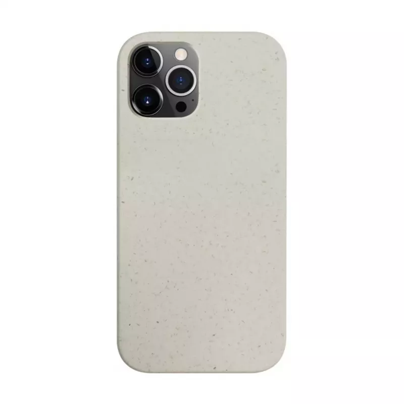 iLike Apple iPhone 12 Pro Max Θήκη σιλικόνης Eco Print Design λευκό