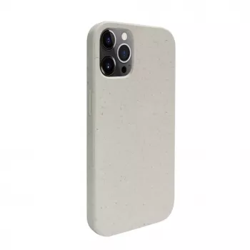iLike Apple iPhone 12 Pro Max Θήκη σιλικόνης Eco Print Design λευκό