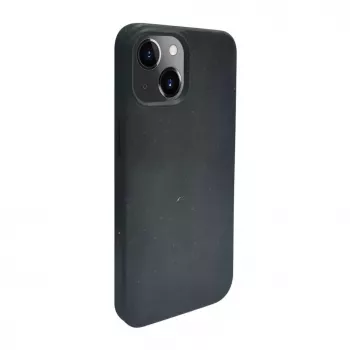 iLike Apple iPhone 14 Θήκη σιλικόνης-πλαστικού Eco Print Design μαύρο