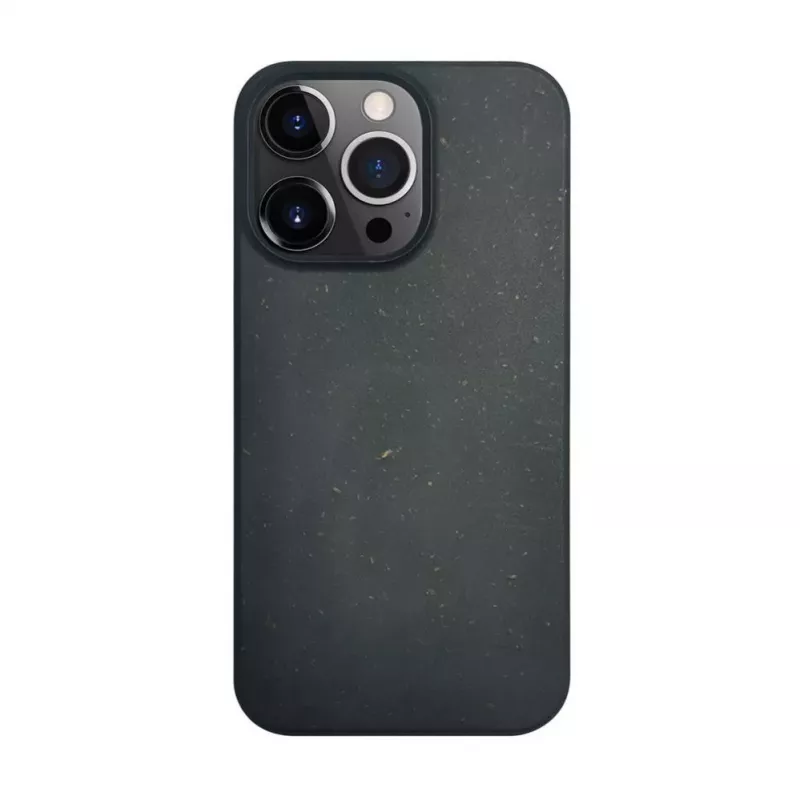 iLike Apple iPhone 14 Pro Max Θήκη σιλικόνης-πλαστικού Eco Print Design μαύρο