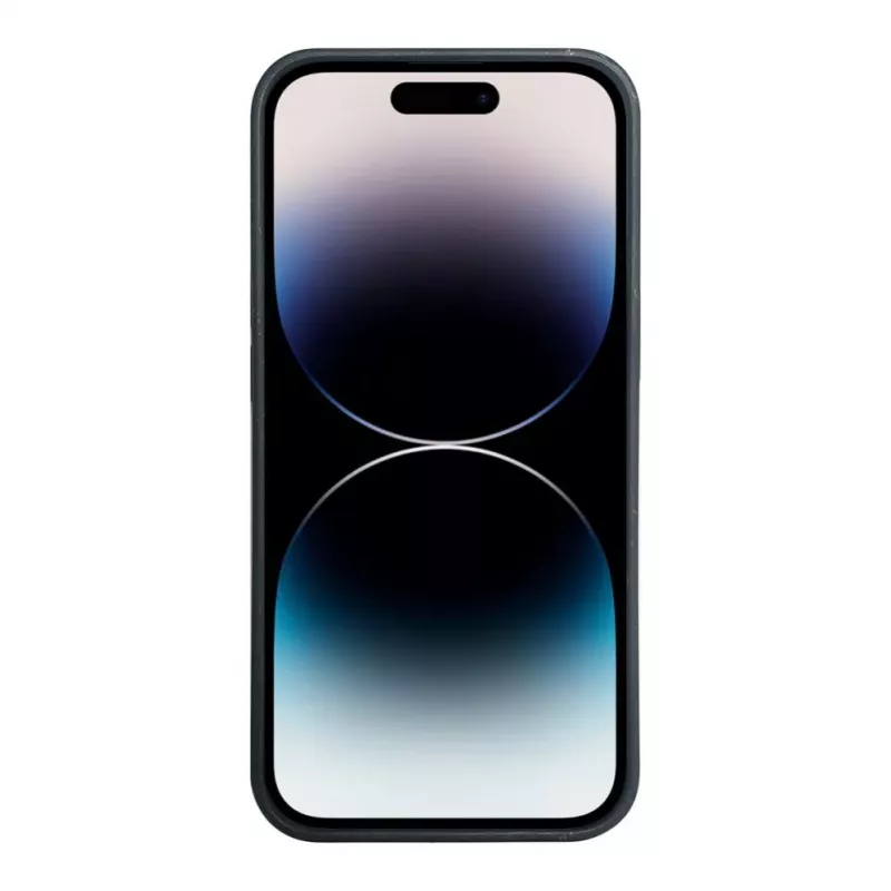 iLike Apple iPhone 14 Pro Max Θήκη σιλικόνης-πλαστικού Eco Print Design μαύρο