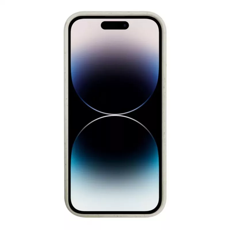 iLike Apple iPhone 14 Pro Max Θήκη σιλικόνης TPU Eco Print Design λευκό