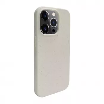 iLike Apple iPhone 14 Pro Max Θήκη σιλικόνης TPU Eco Print Design λευκό