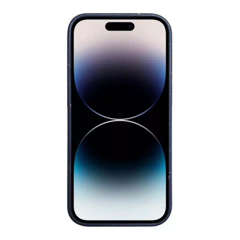 iLike Apple iPhone 14 Pro Θήκη σιλικόνης-πλαστικού Eco Print Design μπλε