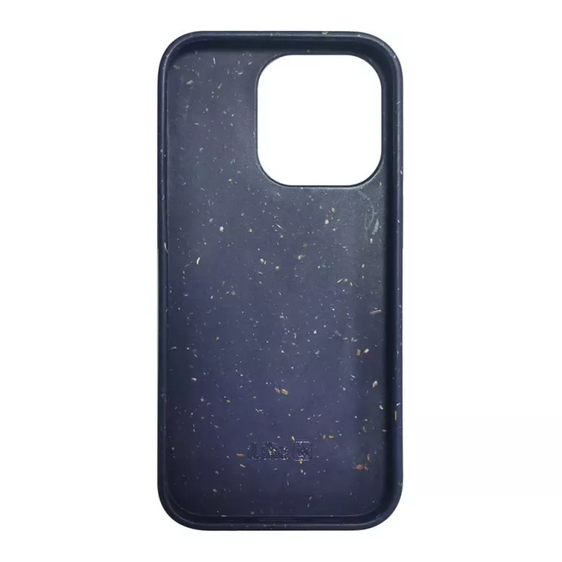 iLike Apple iPhone 14 Pro Θήκη σιλικόνης-πλαστικού Eco Print Design μπλε