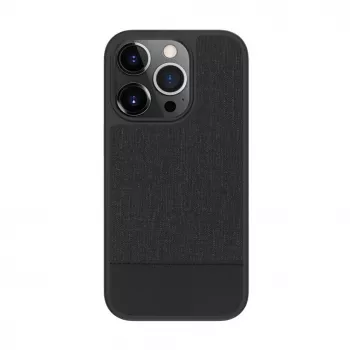 iLike Apple iPhone 14 Pro Θήκη πλάτης από πλαστικό δέρμα μαύρο