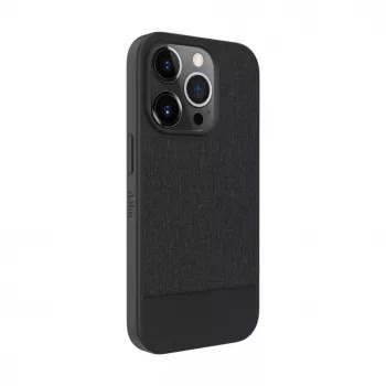 iLike Apple iPhone 14 Pro Θήκη πλάτης από πλαστικό δέρμα μαύρο