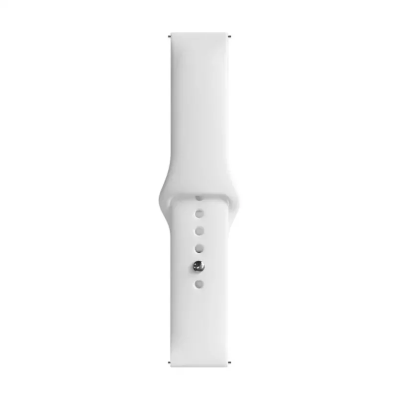 Evelatus 20mm Σιλικονούχο Loop Λουράκι Ρολογιού (S/M 110mm) Λευκό