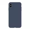 Evelatus Apple iPhone Xs Max Premium Soft Touch Θήκη Σιλικόνης Midnight Blue